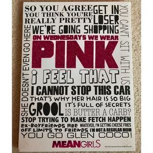 MEAN GIRLS quoted canvas👯👯  FLASH SALE💸